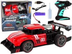 Lean-toys Auto Na Dálkové Ovládání Sportovní R/C 1:16 Červená Vodní Pára