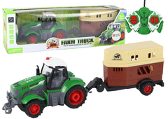 shumee RC Traktor dálkově ovládaný traktor Zemědělský stroj Trailer dálkové ovládání 1:24