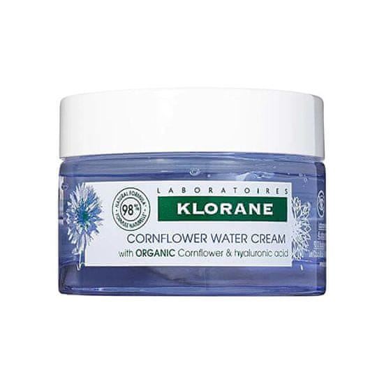 Klorane Hydratační krém na obličej s BIO chrpou (Cornflower Water Cream) 50 ml