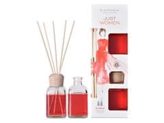 Diffuser D-Aroma Just Women + vonná stébla 2x75ml