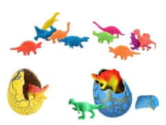 Lean-toys Vylíhlé Kouzelné Vajíčko Dinosaurus Rostoucí 4 Cm Barvy