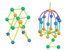 Lean-toys Sada 3D Stavebních Kostek Geometric 142El.