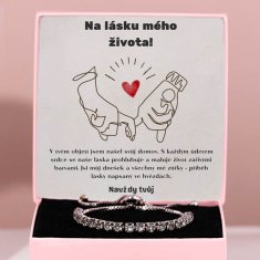 Lovilion Na lásku mého života! - Náramek s krystaly kubické zirkonie YARA_TENNISBRACELET