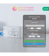 Nous Nous L6T WiFi Smart Spínací Modul s Tasmota firmwarem