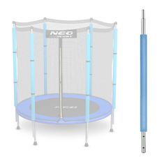 shumee Spodní sloupek pro trampolínu s vnější sítí 4,5 ft modrý Neo-Sport