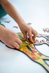 Kids DO Barevné dřevěné puzzle obrázek Žirafa 62 dílků