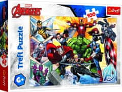 Trefl Puzzle Síla Avengers/Disney Marvel The Avengers 100 dílků 41x27,5cm v krabici 29x19x4cm