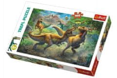 Trefl Puzzle Dinosauři/Tyranosaurus 41x27,5cm 160 dílků v krabici 29x19x4cm