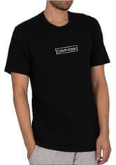 Calvin Klein Pánské triko s krátkým rukávem NM2268E UB1 černá - Calvin Klein M černá