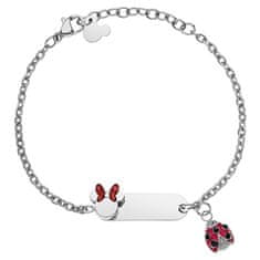 Disney Půvabný ocelový náramek s přívěsky Minnie Mouse B600623RRL-55.CS