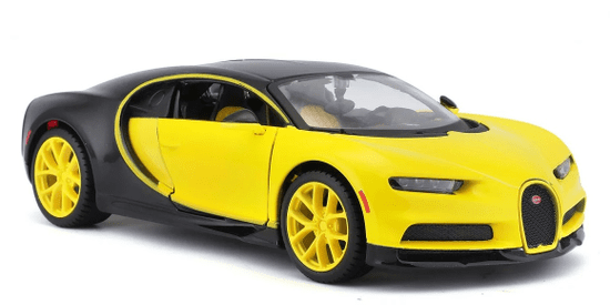 Maisto Bugatti Chiron 1:24 - žluto/černá