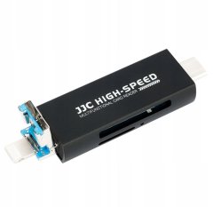 JJC Čtečka karet 3v1 MicroSD SD na USB TYPE-C iPhone