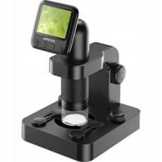 Apexel Digitální laboratorní mikroskop 20-200x + LCD displej 2.0'' HD videa