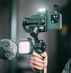 Hohem Gimbal Stabilizátor Hohem iSteady M6 KIT + AI LED lampa Stativ pro chytrý telefon