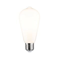 Paulmann PAULMANN Klasická White LED žárovka ST64 E27 7W 2700K stmívatelné opál 29118