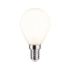 Paulmann PAULMANN Klasická White LED kapka E14 4,5W 2700K stmívatelné opál 29116