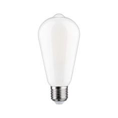 Paulmann PAULMANN Klasická White LED žárovka ST64 E27 7W 2700K stmívatelné opál 29118