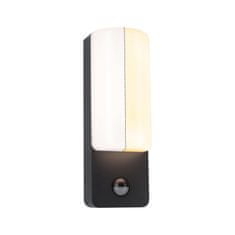 Paulmann PAULMANN LED venkovní nástěnné svítidlo Bonnie pohybové čidlo neláká hmyz a IP44 93x77mm 2200 - 3000K 8,5W 230V antracit hliník 94853