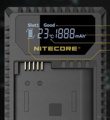 Nitecore USB nabíječka na baterie NIKON EN-EL14 EN-EL14a EN-EL15 NITECORE UNK1