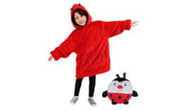 CoolCeny Kids Hoodie 3 v 1 – Polštářová mikina - Mikina, polštář a hračka - Červená