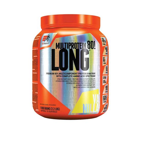 Extrifit Long 80 Multiprotein 1000 g vanilla