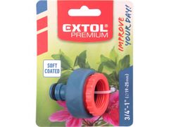 Extol Premium Konektor na kohoutek, 3/4"-1"