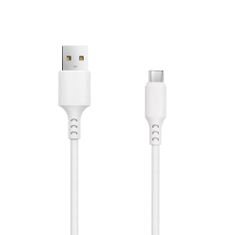 setty. USB - microUSB kabel 1,0 m 2A, bílá (GSM113066)