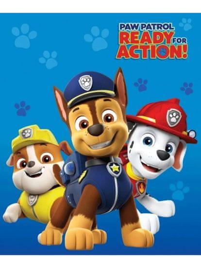 BrandMac Dětská fleecová deka Tlapková patrola - Paw Patrol - READY ACTION