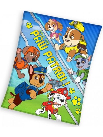 Spin Master Velká dětská fleecová deka Tlapková patrola - Paw Patrol