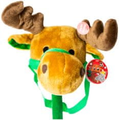 TENDER TOYS Hobby Horse Sobi Kůň Koník Na Tyči Se Zvukem, Vánoční Dárek Pro Děti, Zelený, 80 Cm