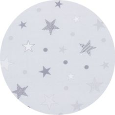 Chipolino Skládací matrace 120x60 cm Platinum/grey stars