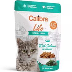 Calibra Cat Life kaps. Sterilised Salmon in gravy 85 g