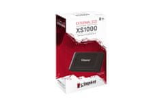 Kingston externí SSD 2000GB XS1000 (čtení/zápis: 1050/1000MB/s)