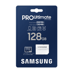 Samsung PRO Ultimate/micro SDXC/128GB/UHS-I U3 / Class 10/+ Adaptér/Modrá