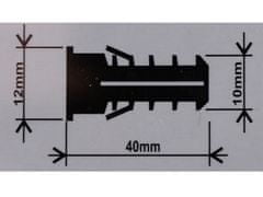 UNIHOUSE Hmoždinky 10mm 20 ks