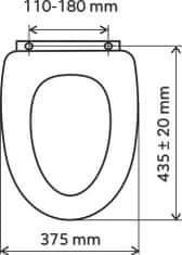 Novaservis Sedátko dýhované mdf (WC/BUK)