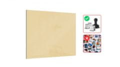 Allboards , Magnetická skleněná tabule Cappuccino 90x60 cm, TS90x60_6_13_41_4
