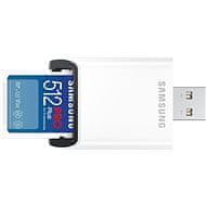 Samsung Samsung/SDXC/512GB/180MBps/USB 3.0/USB-A/Class 10/+ Adaptér/Modrá