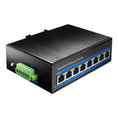 8portový průmyslový LAN SWITCH IG1008 1Gbps