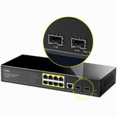 PoE+ Managed L2 SWITCH GS2008PS2 120W 2xSFP GB