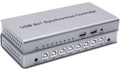 Spacetronik SPU-81SW PRO USB 8/1 KVM přepínač