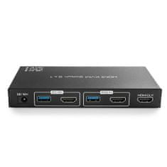 USB + HDMI 2/1 Spacetronik KVM přepínač SPH-KVM23