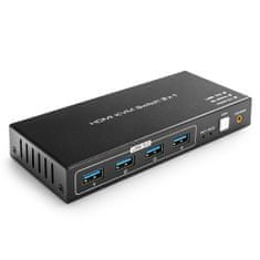 USB + HDMI 2/1 Spacetronik KVM přepínač SPH-KVM23