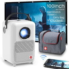 Mobilní projektor M1 LED FullHD Bag Screen OUTLET