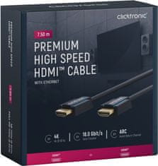 Kabel CLICKTRONIC HDMI 2.0 4K 60Hz 7,5 m