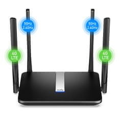 Cudy LTE LT500 4G LAN/WAN Wi-Fi 5 AC1200 Router