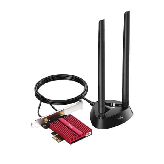 Síťová karta PCI-E WiFi 6E AX5400 BT 5.2 2x5