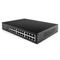 24portový LAN SWITCH GS1024 1Gbps 10/100/1000 metalický