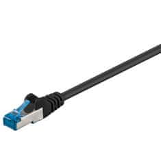 Patchcord LAN CAT 6A S/FTP černý 30m