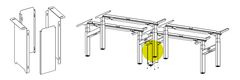 Organizér kabelů Spacetronik ERGOLINE SPK-223B